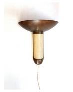 Retro vintage grote Art Deco wandlamp, 50s design, Ophalen of Verzenden, X, Metaal, Gebruikt