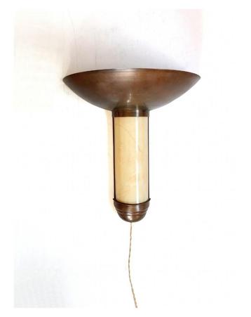 Retro vintage grote Art Deco wandlamp, 50s design beschikbaar voor biedingen