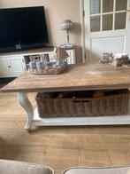 Riviera Maison look salontafel met mand, Ophalen, Gebruikt, 100 tot 150 cm, 50 tot 100 cm