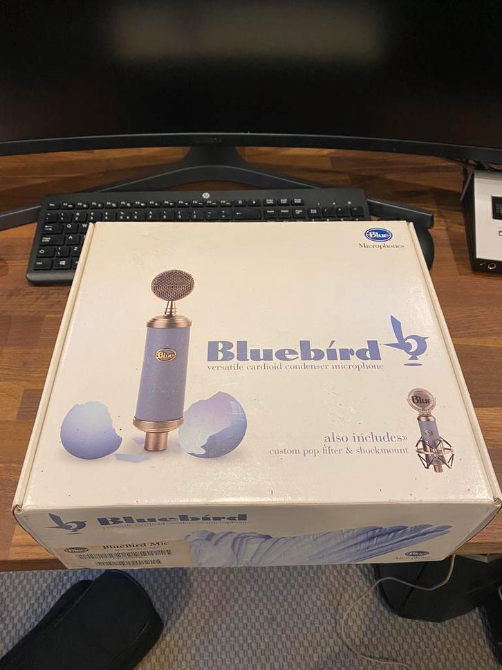 Te koop studiomicrofoon bluebird, Muziek en Instrumenten, Microfoons, Zo goed als nieuw, Studiomicrofoon, Ophalen of Verzenden