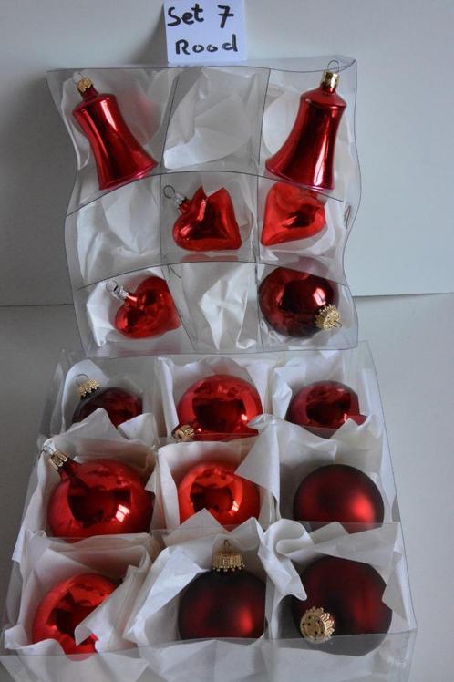 Leuke set kerstballen, set 7, Diversen, Kerst, Gebruikt, Ophalen of Verzenden