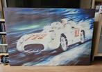 Mercedes 300SLR op houten  frame, Ophalen of Verzenden