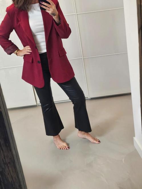 DNA lederen pantalon maat 38 nieuw, Kleding | Dames, Broeken en Pantalons, Nieuw, Maat 38/40 (M), Zwart, Verzenden