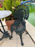 Mooi zeldzaam antiek bistroset – tafel met 2 stoelen, Antiek en Kunst, Ophalen