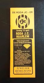 Programma  Roda JC - Haarlem seizoen 1979-1980., Verzamelen, Sportartikelen en Voetbal, Gebruikt, Verzenden, Roda JC