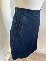King Louie - maat 40 - marine fluweel rok 2590, Kleding | Dames, Maat 38/40 (M), Blauw, Ophalen of Verzenden, Zo goed als nieuw