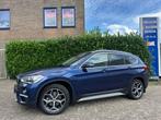 BMW X1 sDrive18i X-Line Climate C, Cruise C, Navigatie, Afn., Gebruikt, Zwart, Met garantie (alle), Blauw