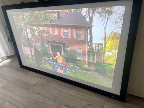 Elite screens projector screen - fixed frame, Audio, Tv en Foto, Projectieschermen, Zo goed als nieuw, Handmatig, Ophalen