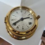 Messing Scheepsklok merk Wempe Hamburg 14 cm Slaat de Glazen, Ophalen of Verzenden, Zo goed als nieuw, Motorboot of Zeilboot, Gebruiksvoorwerp