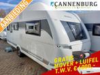 Hobby Maxia 495 UL mover en luifel, Caravans en Kamperen, Caravans, Rondzit, Hobby, 4 tot 5 meter, 1250 - 1500 kg