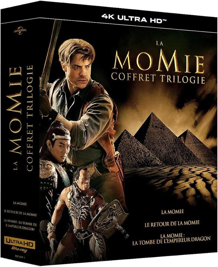 The Mummy 1-5 Filmset 4K UHD Blu-Ray FR NLO (Geseald), Cd's en Dvd's, Blu-ray, Nieuw in verpakking, Actie, Boxset, Ophalen of Verzenden