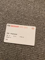 DAGKAART PSV-FEYENOORD 13-14, Verzamelen, Sportartikelen en Voetbal, Overige typen, Ophalen of Verzenden, Zo goed als nieuw, Feyenoord