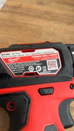 Milwaukee accu boormachine, Ophalen of Verzenden, Zo goed als nieuw, Boormachine