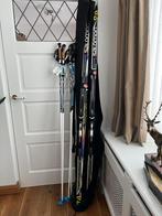 2x Salomon Equipe langlauf 8 Skate Ski's met stokken en tas, Ophalen, 160 tot 180 cm, Nieuw, Salomon