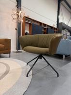 Nieuw Label van den Berg Lola Fauteuil groen stof leer, Huis en Inrichting, Fauteuils, Label van den berg, Nieuw, Leer, Ophalen of Verzenden