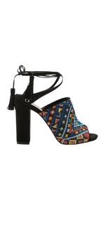 Guess Muilen Fluweel Kralen Maat 39, Guess, Zwart, Nieuw, Sandalen of Muiltjes