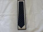 Nieuwe blauw gestreepte stropdas idm, Nieuw, Met patroon, Blauw, Ophalen of Verzenden