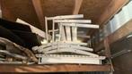 Ikea tuinset hout wit, Tuin en Terras, Tuinsets en Loungesets, Ophalen, Gebruikt, Hout, Bank