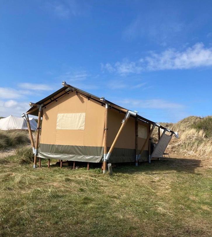 Tent op Vlieland te huur 15-22 augustus, Caravans en Kamperen, Tenten, tot en met 4, Zo goed als nieuw, Ophalen of Verzenden