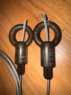 Reutlinger met 2 meter staalkabel (2x beschikbaar), Ophalen of Verzenden