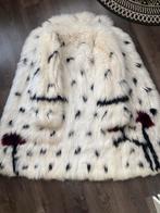 echte vossen bontjas maat M, Ophalen of Verzenden, Zo goed als nieuw, Maat 38/40 (M), Wit
