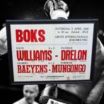 Toffe boksposter, boks affiche van wedstrijden uit 1980👊, Ophalen, Gebruikt, Overige, .