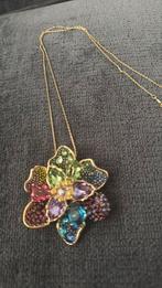 Ydillia bloem ketting van swarovski ariane grande, Sieraden, Tassen en Uiterlijk, Oorbellen, Ophalen of Verzenden, Overige materialen