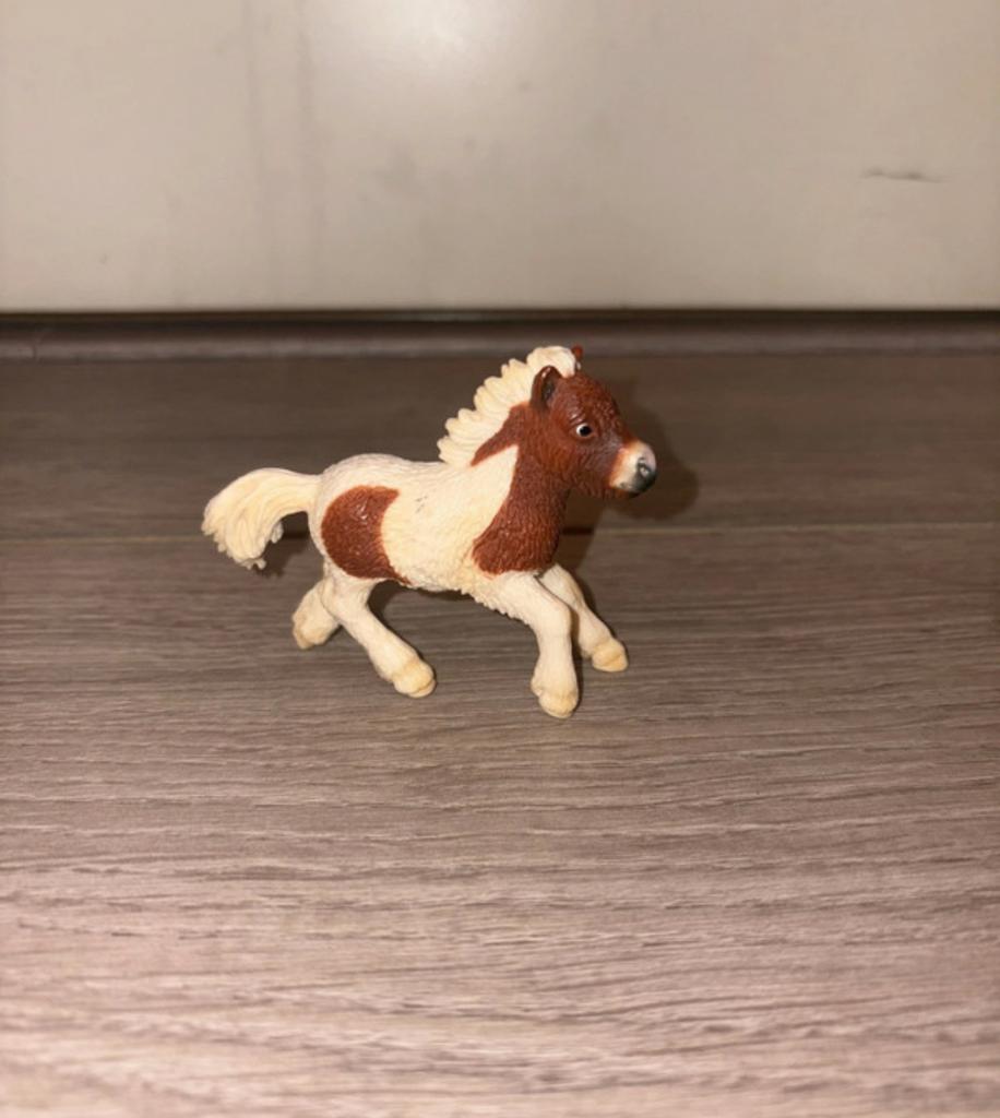 Schleich Shetland veulen – 2005 – leuk verzamelaarsitem, Ophalen of Verzenden, Zo goed als nieuw