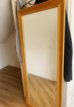 Spiegel met houten frame, Ophalen, Zo goed als nieuw, Rechthoekig