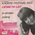 Liesbeth List - In Oktober - Zolang - 1965 met  fotohoes, Cd's en Dvd's, Vinyl Singles, Ophalen, Gebruikt, Nederlandstalig