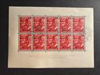 1942 Legioenblok NVPH nr V402 gestempeld, Postzegels en Munten, Postzegels | Nederland, Verzenden, Na 1940, Gestempeld
