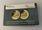2 Euro Duitsland 2014 BU coincard letter D (Niedersachsen), Verzenden, Duitsland, 2 euro, Losse munt