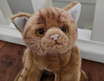 Knuffel kat- (Kuscheltiere katze?)  Rode kat- Ook Verzenden beschikbaar voor biedingen