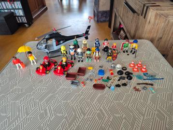 Playmobil Grote Set met Helicopter en Figuren beschikbaar voor biedingen