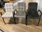 Eetkamerstoelen set van 6, Huis en Inrichting, Ophalen, Overige kleuren, Zo goed als nieuw, Metaal