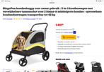 Hondenbuggy - hondenkar groot, Ophalen of Verzenden, Nieuw