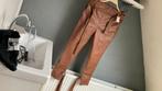 Lederlook broek  M nieuw, Maat 38/40 (M), Bruin, Nieuw, Ophalen of Verzenden