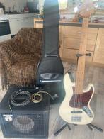 Farley 5-snarige Basgitaar (Fender Look) + Accessoires, Muziek en Instrumenten, Snaarinstrumenten | Gitaren | Bas, Ophalen, Zo goed als nieuw