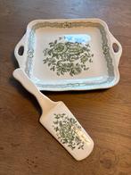 Vintage Crown Devon Serveerschaal met Taartschep, Ophalen of Verzenden