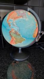 Wereldbol schemerlamp globe, Huis en Inrichting, Woonaccessoires | Wereldbollen, Ophalen of Verzenden, Zo goed als nieuw