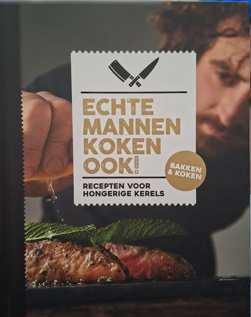 Echte Mannen koken ook!, Ophalen of Verzenden, Zo goed als nieuw