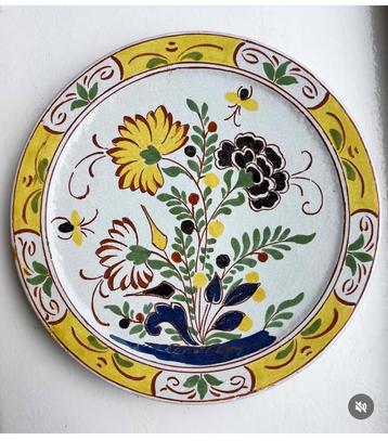 Antiek wandbord Porceleyne fles 1897 beschikbaar voor biedingen