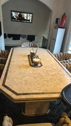 Manhattan eettafel+ ronde salontafel  !, Huis en Inrichting, Ophalen of Verzenden, Rechthoekig, 50 tot 100 cm