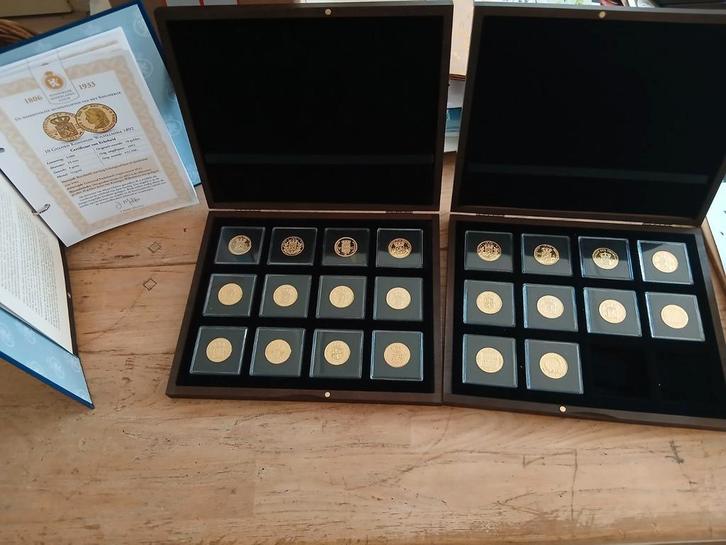 Goud Vergulde Munten met Certificaat, Postzegels en Munten, Munten en Bankbiljetten | Verzamelingen, Ophalen of Verzenden