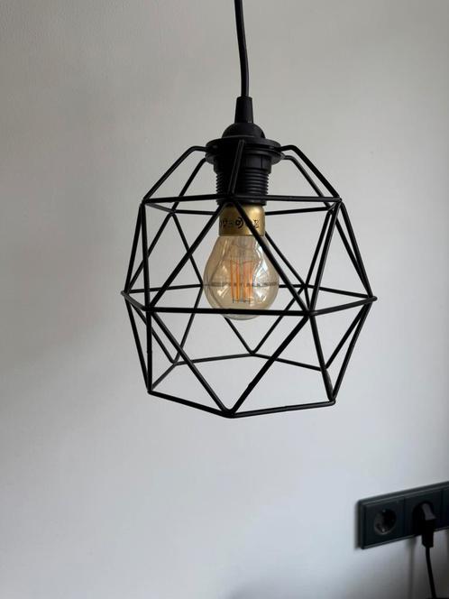 Hanglamp industriële look, Huis en Inrichting, Lampen | Hanglampen, Zo goed als nieuw, Minder dan 50 cm, Ophalen