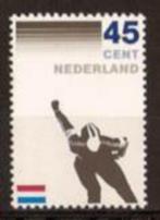 Nederland NVPH nr 1261 postfris KNSB Schaatsen 1982, Postzegels en Munten, Postzegels | Nederland, Verzenden, Na 1940, Postfris