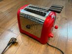 Dualit Broodrooster - Rood - Perfecte Toast!, Ophalen of Verzenden, Zo goed als nieuw, Uitneembare kruimellade