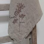 Linnen Sierdoek Berenklauw 45x45cm - Shabby Chic, Beige, Overige typen, Generic@example.com, Nieuw