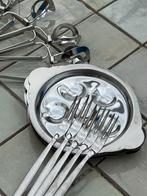 Vintage Escargot Servies Set - RVS, Ophalen of Verzenden, Overige materialen, Overige stijlen