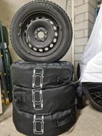 4 Continentel Winter banden 175/65 incl. velgen en hoezen, Ophalen, Gebruikt, Ford